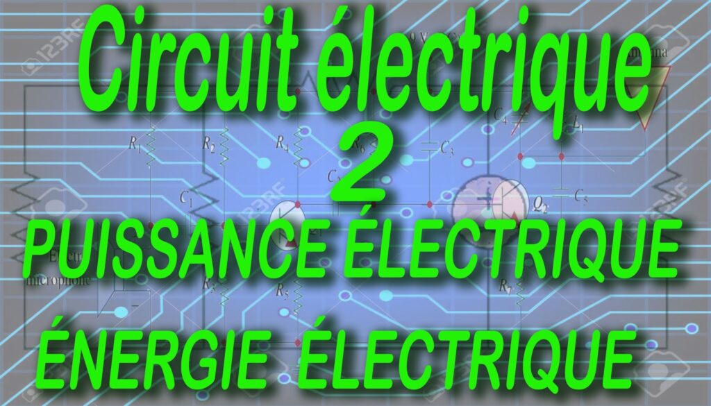 bilan de puissance circuit électrique