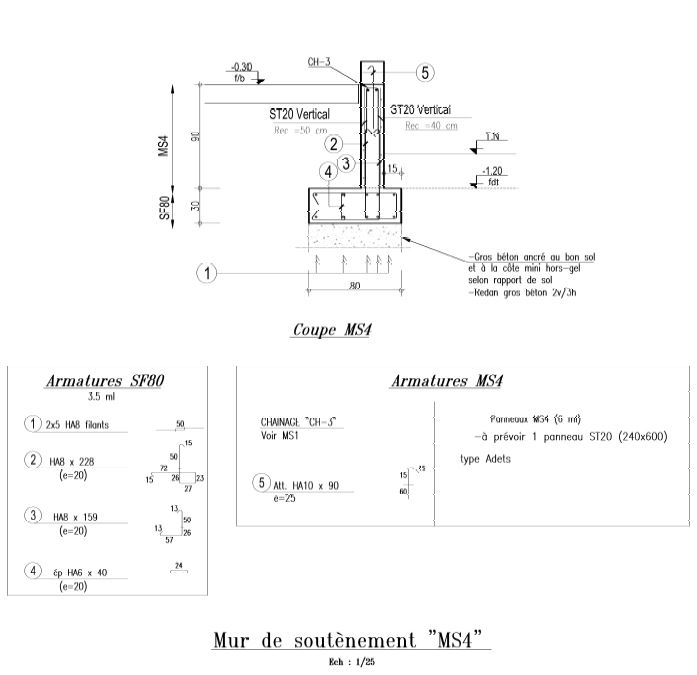 Etude structure - plan execution 5