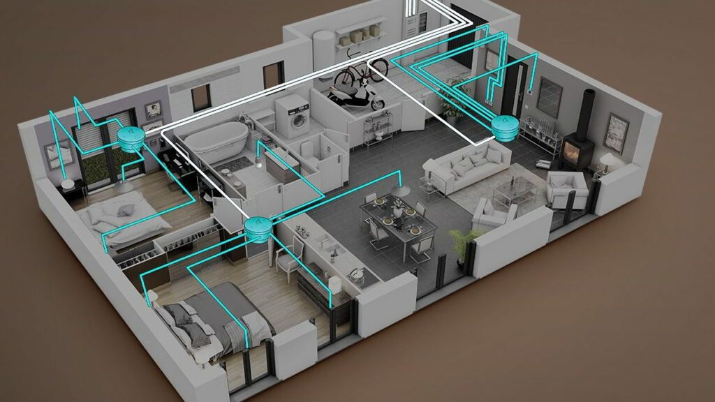 pieuvre électrique maison