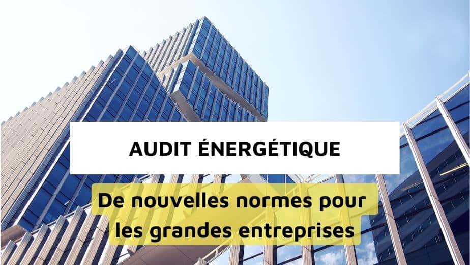 audit énergétique des grandes entreprises