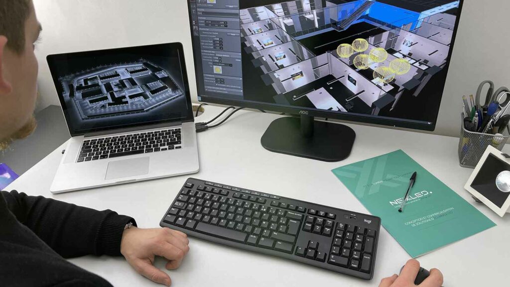 étude d’éclairage logiciel