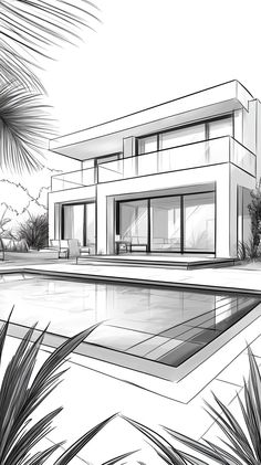 dessin 3D facile maison