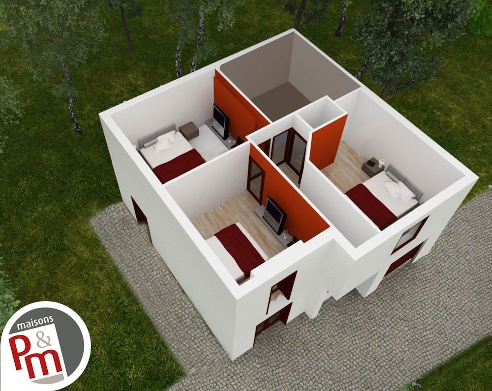 plan 3D maison prix